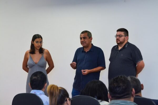 Presidente Marlos Costa apresentando os projetos da Amar Foto: Caio Henrique